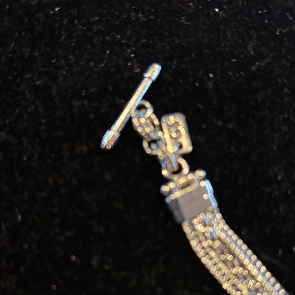 Ginger Snaps Elegant Silver and Pink Women's Bracelet - Picture 3 of 4